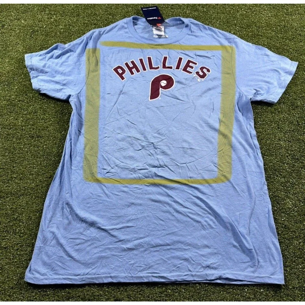 Phillies Tee Shirt By FANATICS SIZE MENS M Short Sleeve NWT